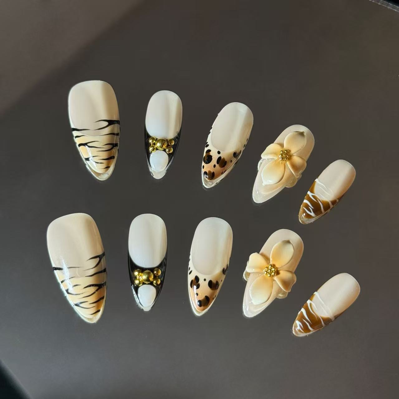 Premium Handcrafted Press-On Nails - Durable and Stylish for Everyday Wear