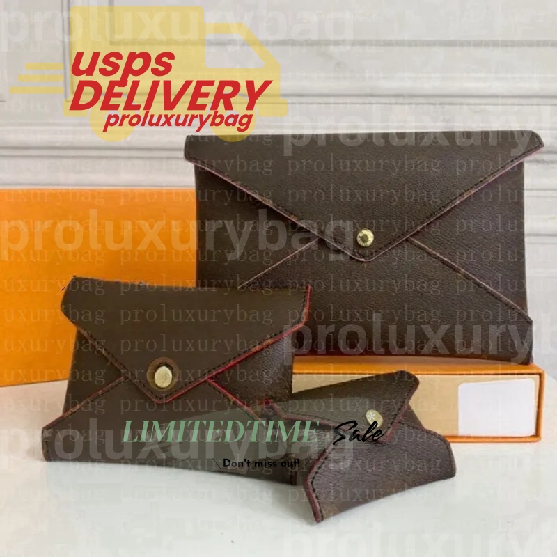 Womens Designer clutch Cosmetic Bags Luxury kirigami Flap purse Classic flower makeup card holders High Quality Ladies fashion Cosmetic three on one Case