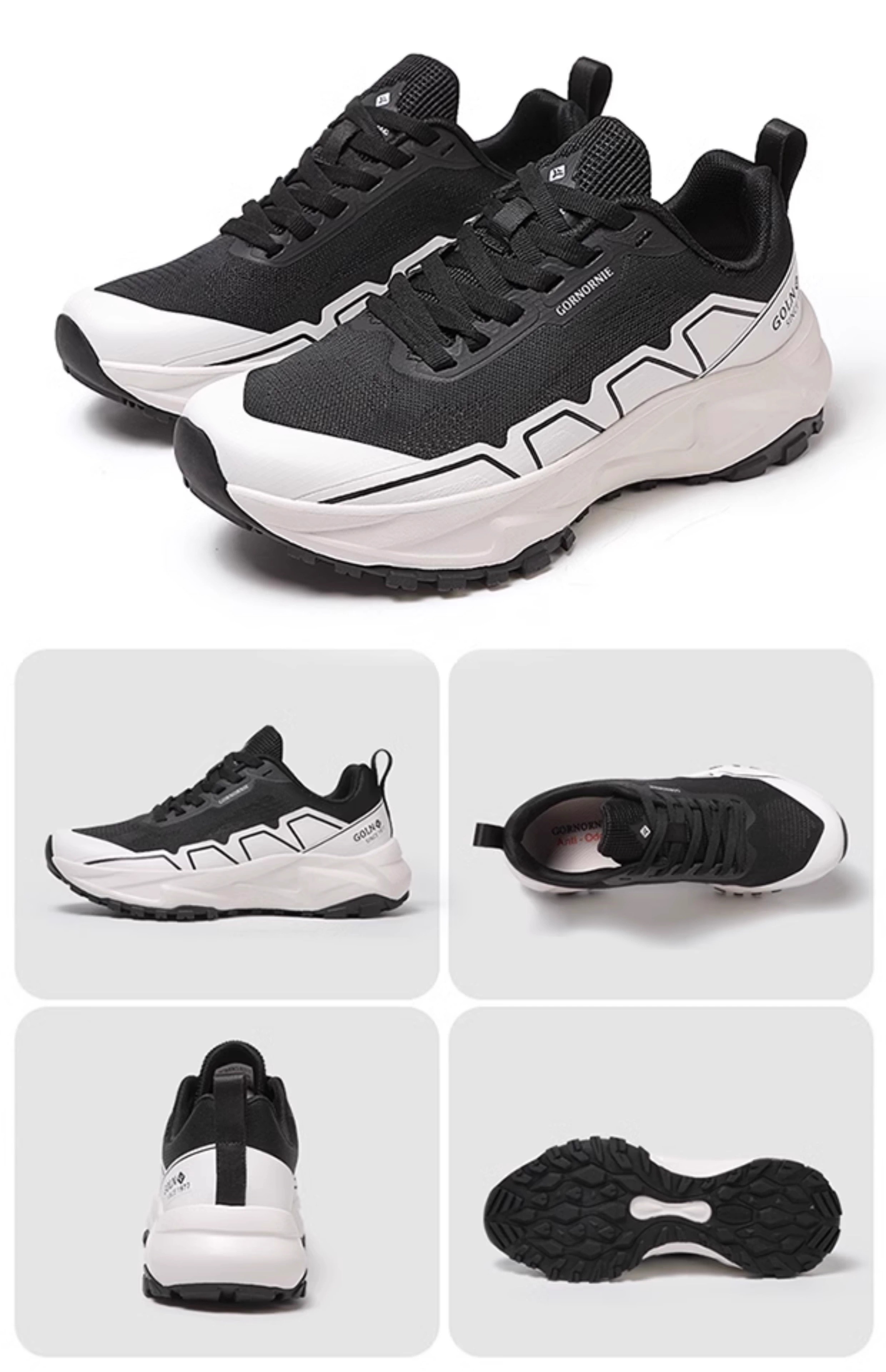 Leisure shoes outdoor sports spring summer single layer mesh men and women anti-skid wear-resistant breathable cross-country running