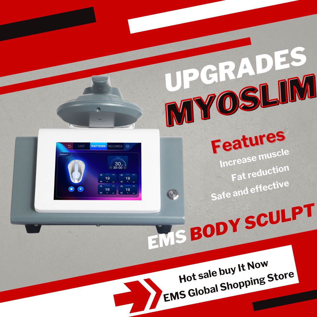 Professional Myoslim Single Handle Body Shaping Machine High Energy Ems Body Shaping Electromagnetic Fat Reducing Muscle Stimulator