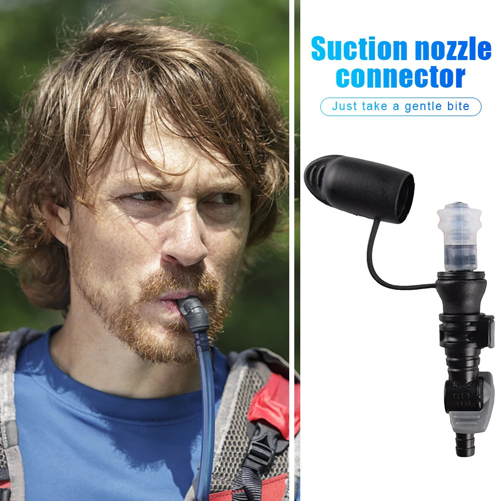 Hydration Bags Bite Mouthpiece Replacement 79mm Diameter Nozzle Connector with Cover for Cycling Sports Bladder Water Bag 250624