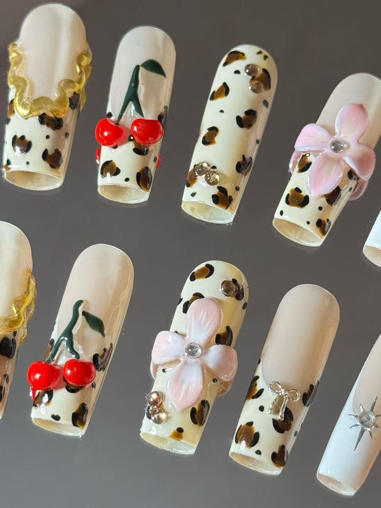 High-Quality Handmade Nail Stickers Easy Application and Long-Lasting Beauty
