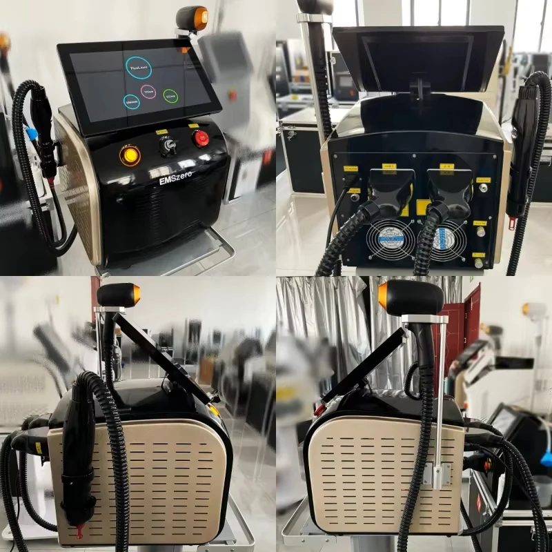 2 In 1 Diode Laser Hair Removal And Pico 755+808+1064 Suitable for all Skin and Hair Types Machine