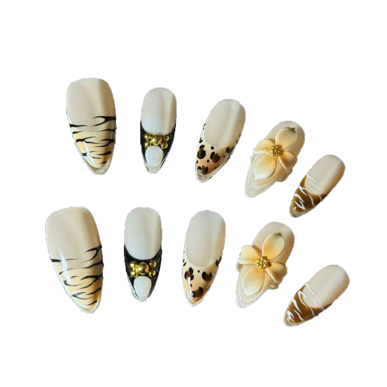 Premium Handcrafted Press-On Nails - Durable and Stylish for Everyday Wear