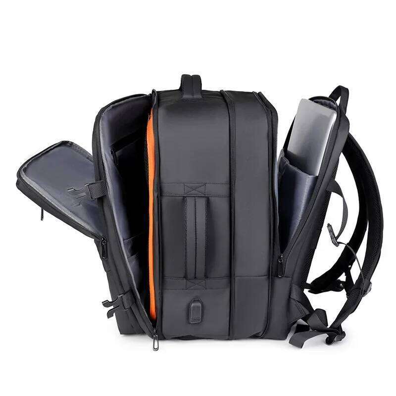 Smart Expandable Travel Backpack - USB Port,Wet/Dry Zones & Shoe Compartment,Lightweight Oxford for Work/Travel