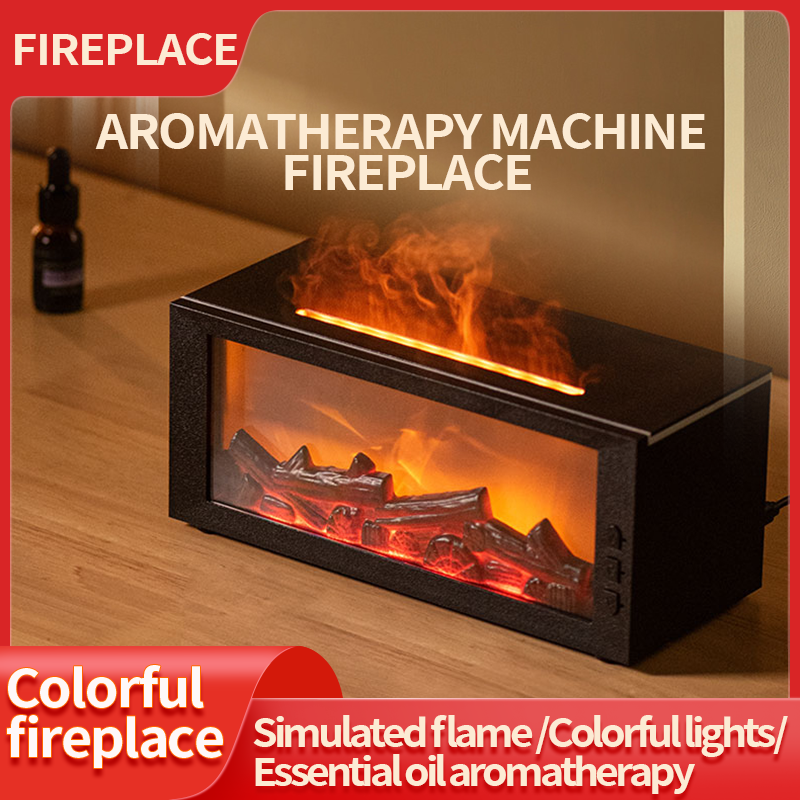 Scented Aromatherapy Diffuser Fireplace for Home Relaxation
