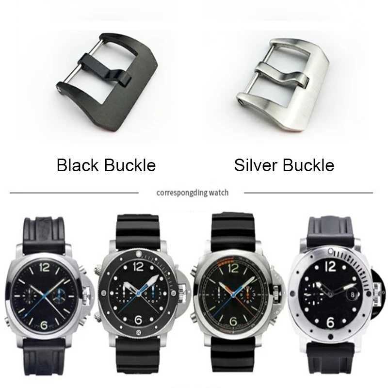 Watch Band for Panerai SUBMERSIBLE PAM 441 386 Silicone Rubber 24mm 26mm Watch Strap Men Silicone Gel Lightning Watch Bracelet W250630