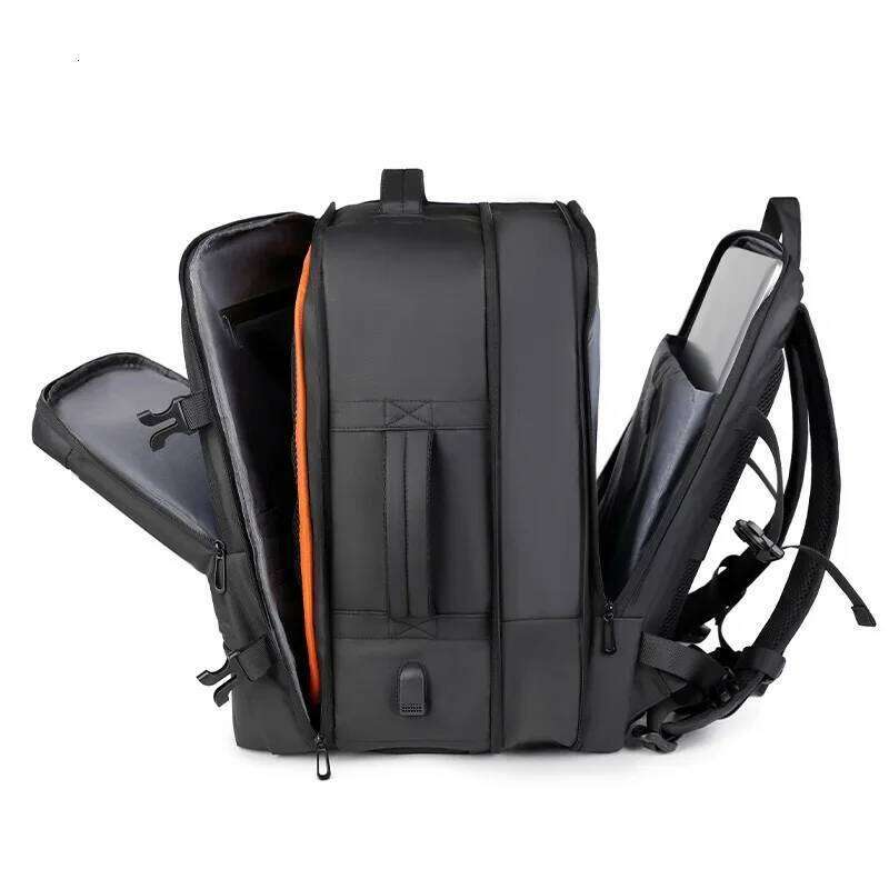 Smart Multi Layer Unisex Backpack - USB Port,Wet/Dry Zones & Shoe Compartment,Lightweight Oxford for Work/Travel/Daily Use