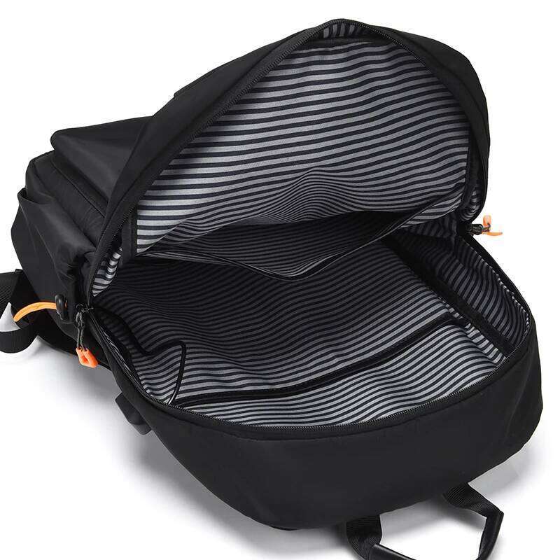 Men's and women's black university lightweight travel backpacks, casual day bags, laptop backpacks