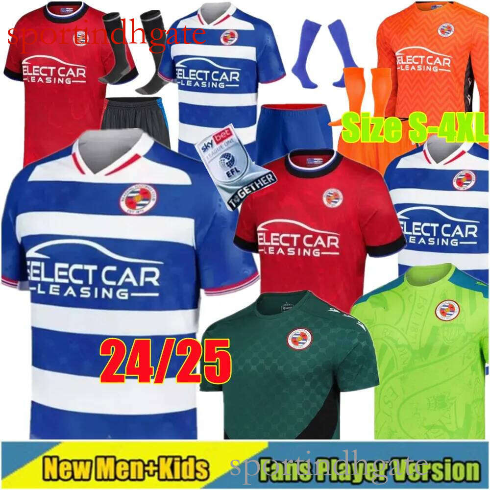 24 25 fc Soccer Jerseys KNIBBS HARTE EJARIA SHOREY BALLARD Home 2024 2025 Reading Football Shirt camiseta de futbol top maillots foot men and kids kits
