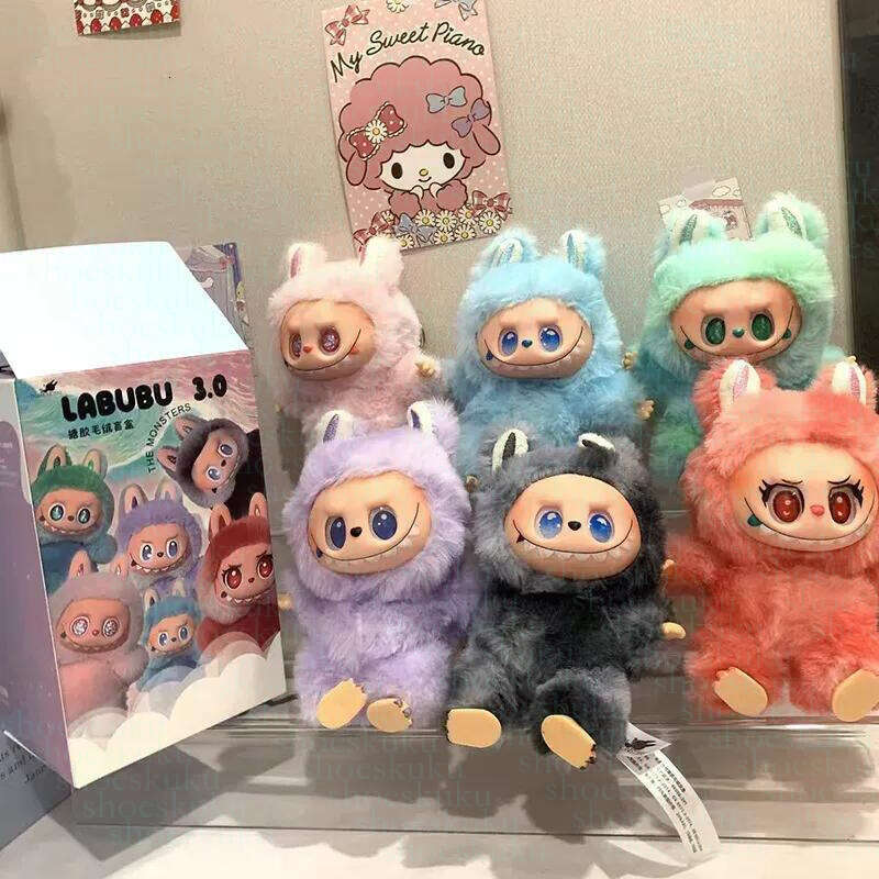 LaBuBu doll V3 V2 V1 Monsters Big Into Energy SeriesBlind Box Kawaii Figure Face doll clothesDoll Keychain Decor Gift blind bag with box