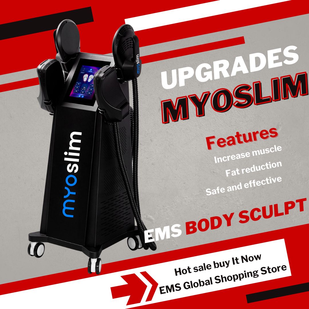 Professional Myoslim NEO RF HI-EMT Body Sculpt Machine Eletric Muscle Stimulator Vibration Slimming Muscle Grow 6500W 15Tesla Beauty Salon Exclusive