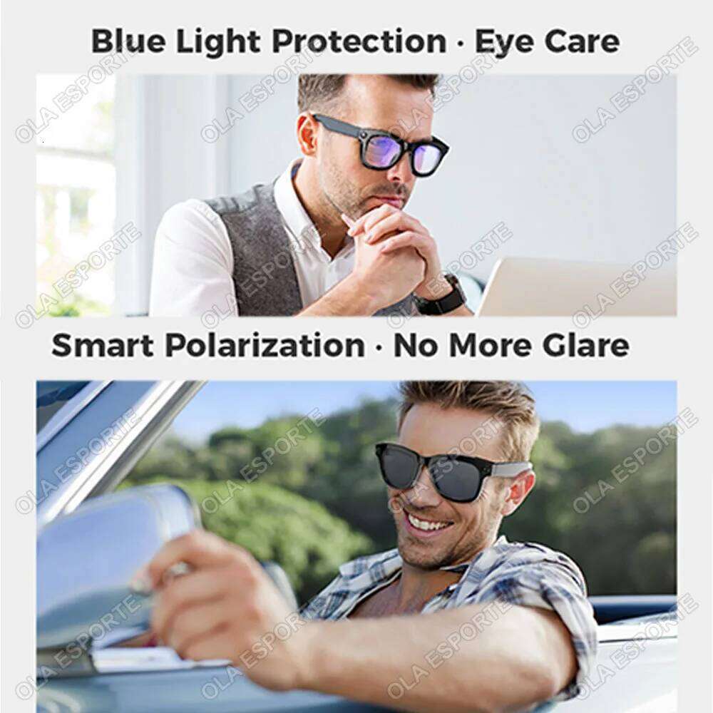New AI Smart Glasses HD 1080P Polarized Sunglasses Mini Camera Video Recorder Security Sports DVR Surveillance Camcorder meta glasses