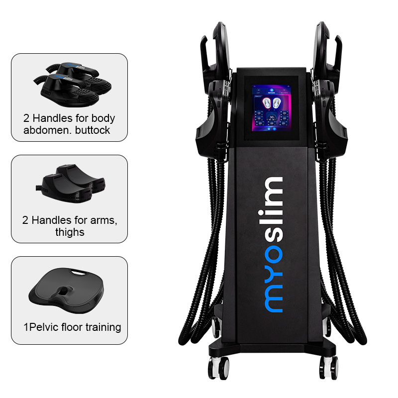 Professional EMS Body Sculptor with HI-EMT Technology, Myoslim High Power Non-Invasive Fat Reduction and Body Contouring Device