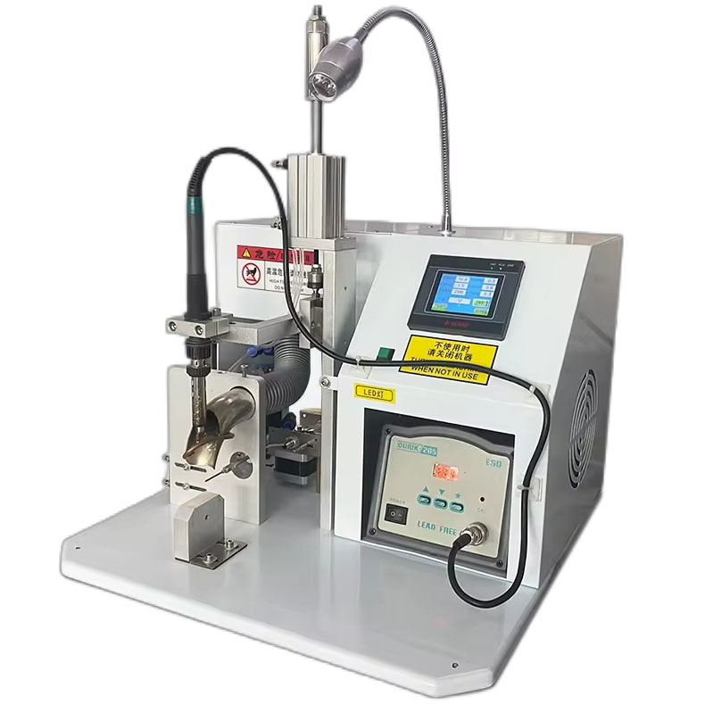 Cable Soldering hine; semi-automatic iron head USB circuit board LED light welding foot pedal type soldering wire hine