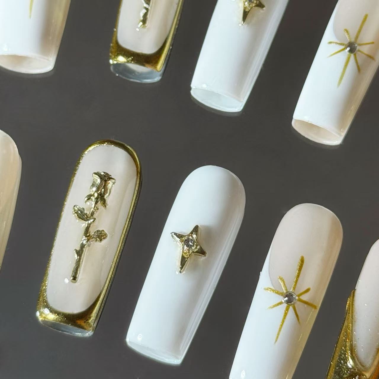 Premium-Quality Handmade Nail Art - Easy On/Off Style Enhancements