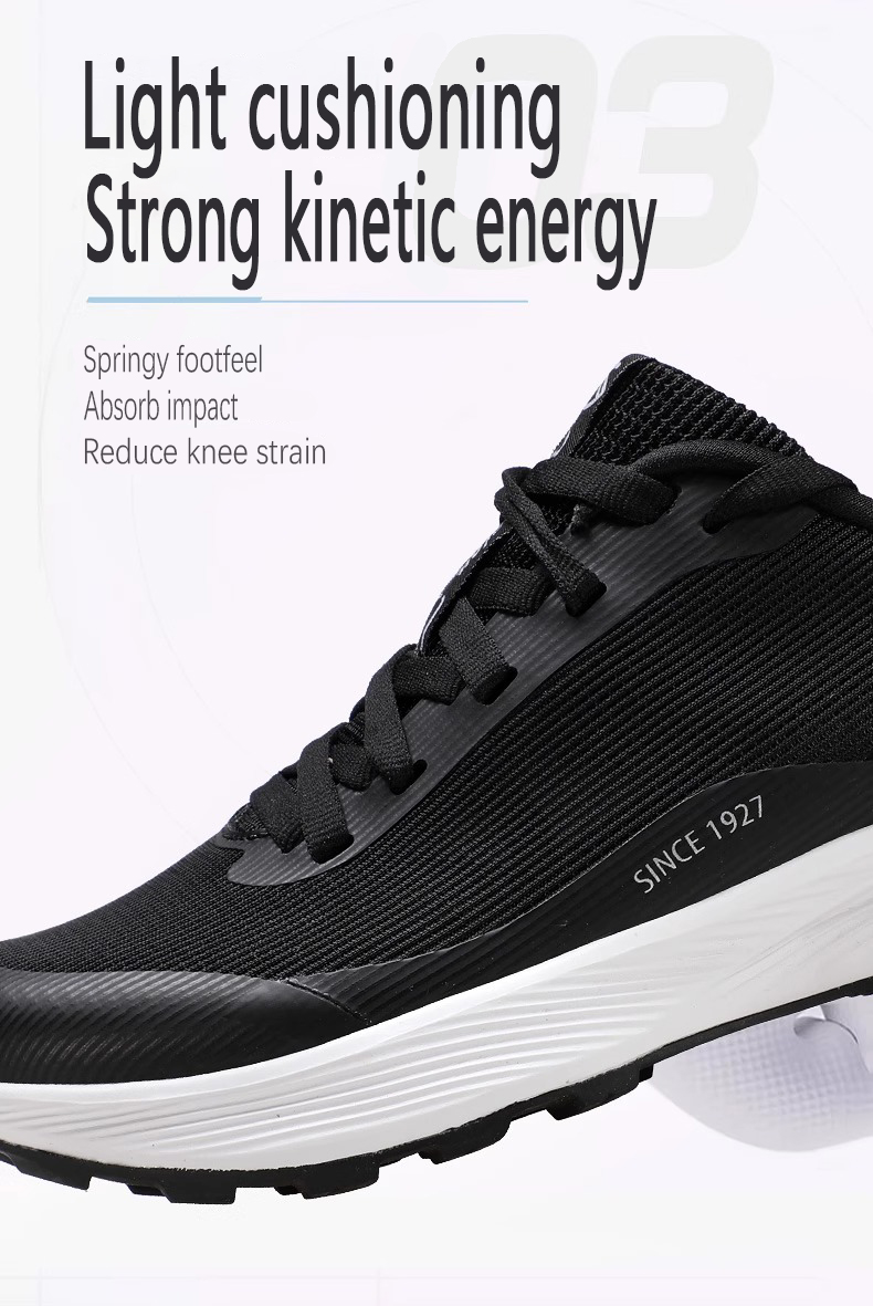 Outdoor leisure with mesh ventilation, anti-slip, shock-absorbing, mountaineering, cross-country running shoes