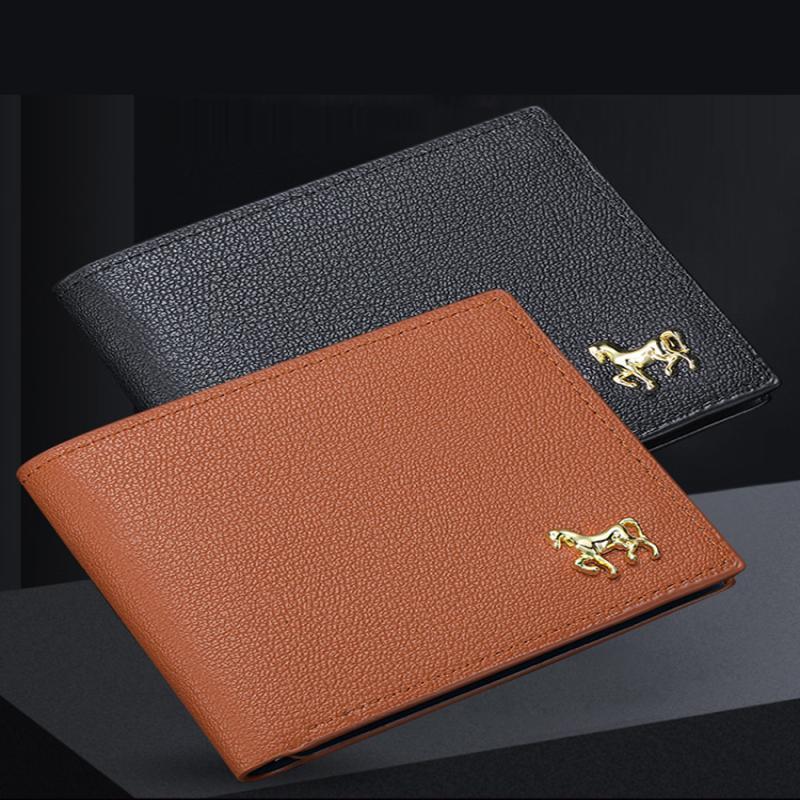 New Men's Horizontal Wallet Multi-Functional Business Zipper Coin For Men Wallet With Credit Card Holder