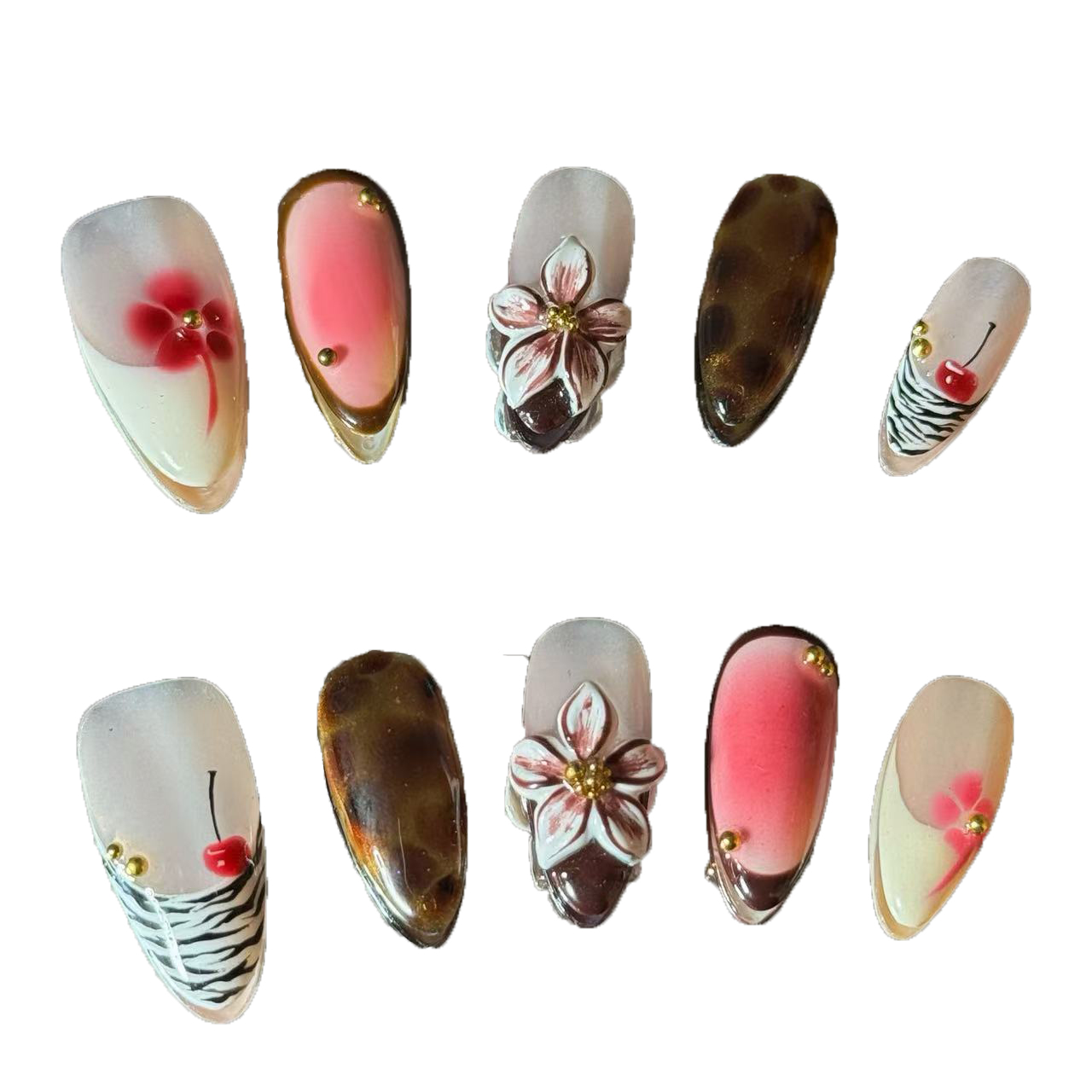 Handcrafted Convenience: Long-lasting Reusable Nail Sets with Elegant Design