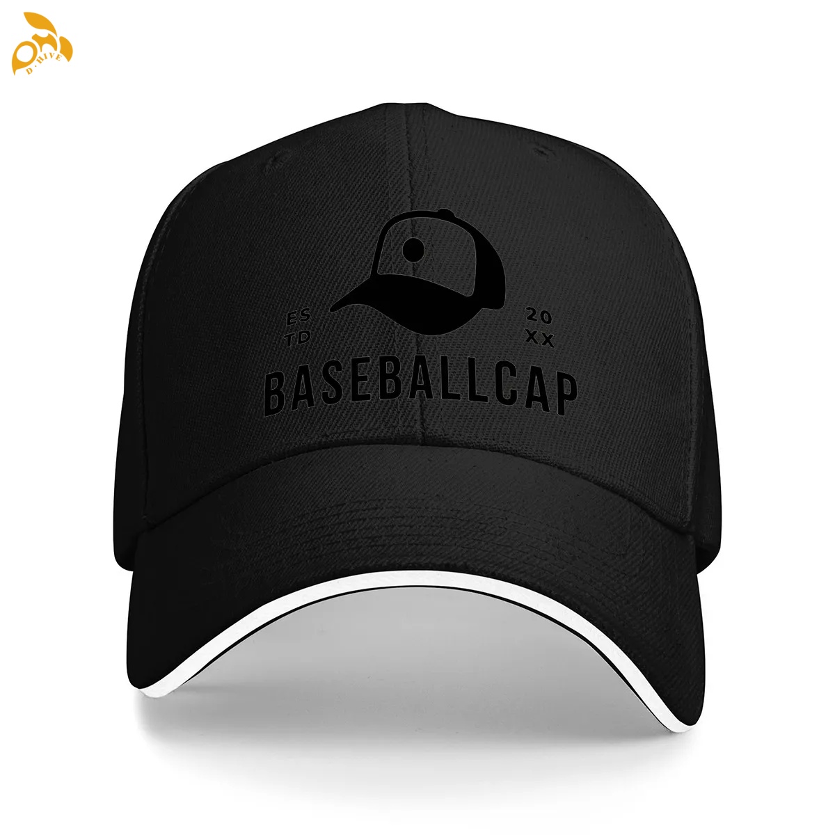 free shipping of customized American sandwich baseball cap -6 panels with exquisite patterns from US