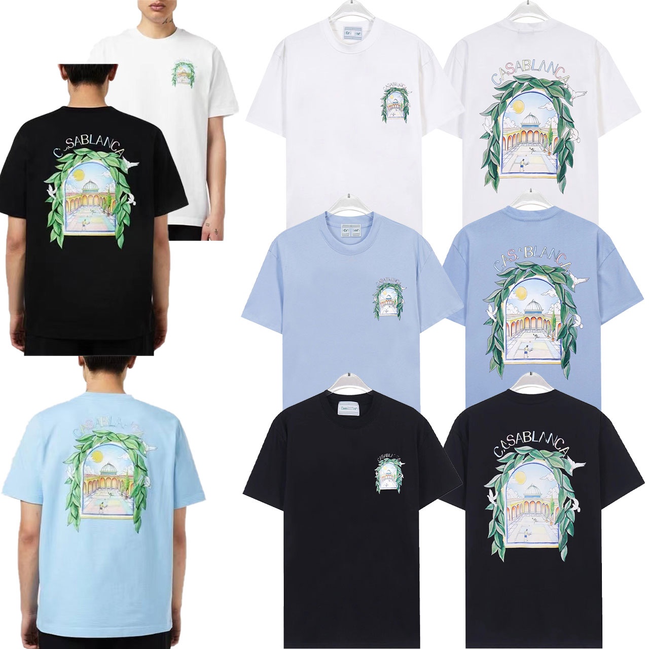 shirts Luxury mens designer t shirt tee oversized tshirt Summer new short-sleeved T-shirts for men women half-sleeved travel vacation couple tshirt S-3XL