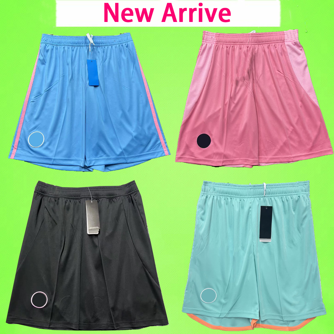 25 26 Inters MESSIS Soccer shorts Miamis SUAREZ Football pants 2024 2025 2026 HIGUAIN TRAPP PELLEGRINI Martinez FC CARRANZA PIREZ MORGAN men kids Kit Fans Player