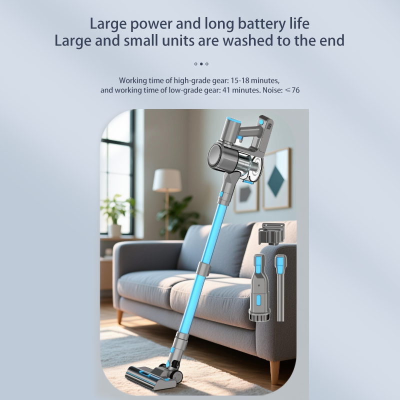 Compact Cordless Vacuum Cleaner for Efficient Home Cleaning