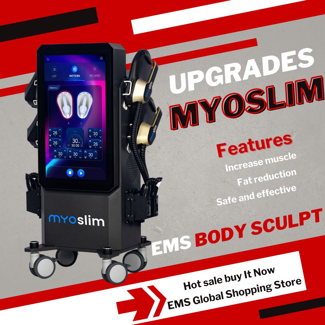 Professional EMS Body Slimming RF Fat Loss Build Muscle Machine ABS Muscle Stimulator Myoslim Ultra Pro Muscle Toning Beauty Salon Use