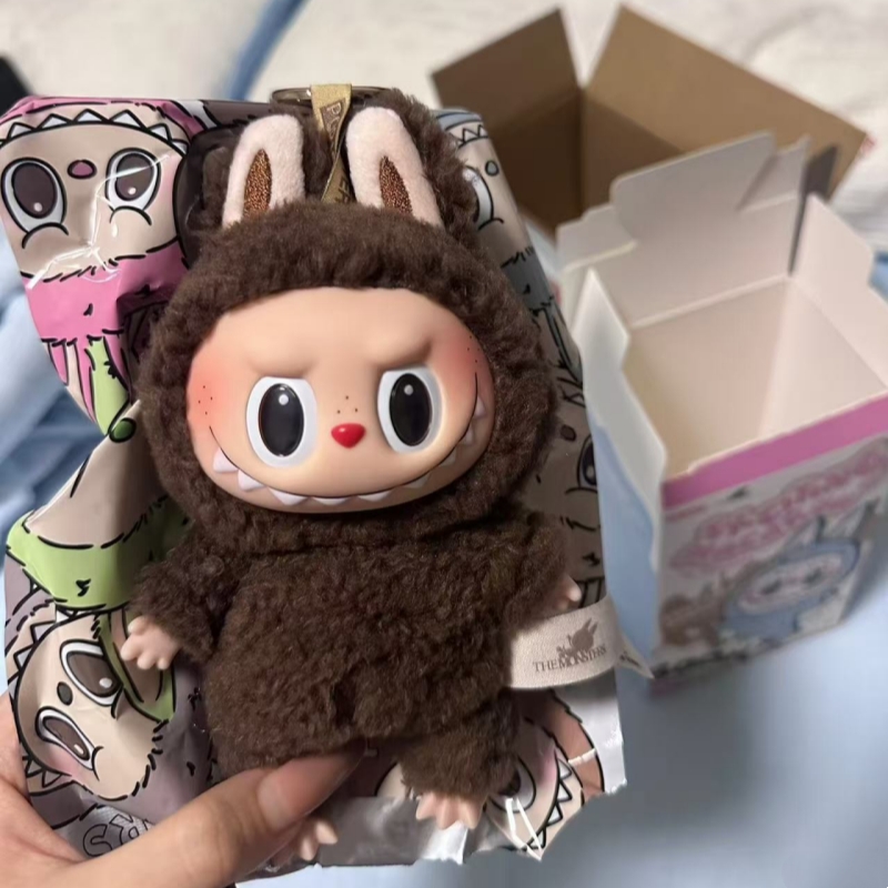 The Monsters V1 V2 V3 Heartbeat aron Enamel Face Blind Box Pvc Figurine Labubu sitting party Kawaii Doll Kid Christmas GiftsT250318