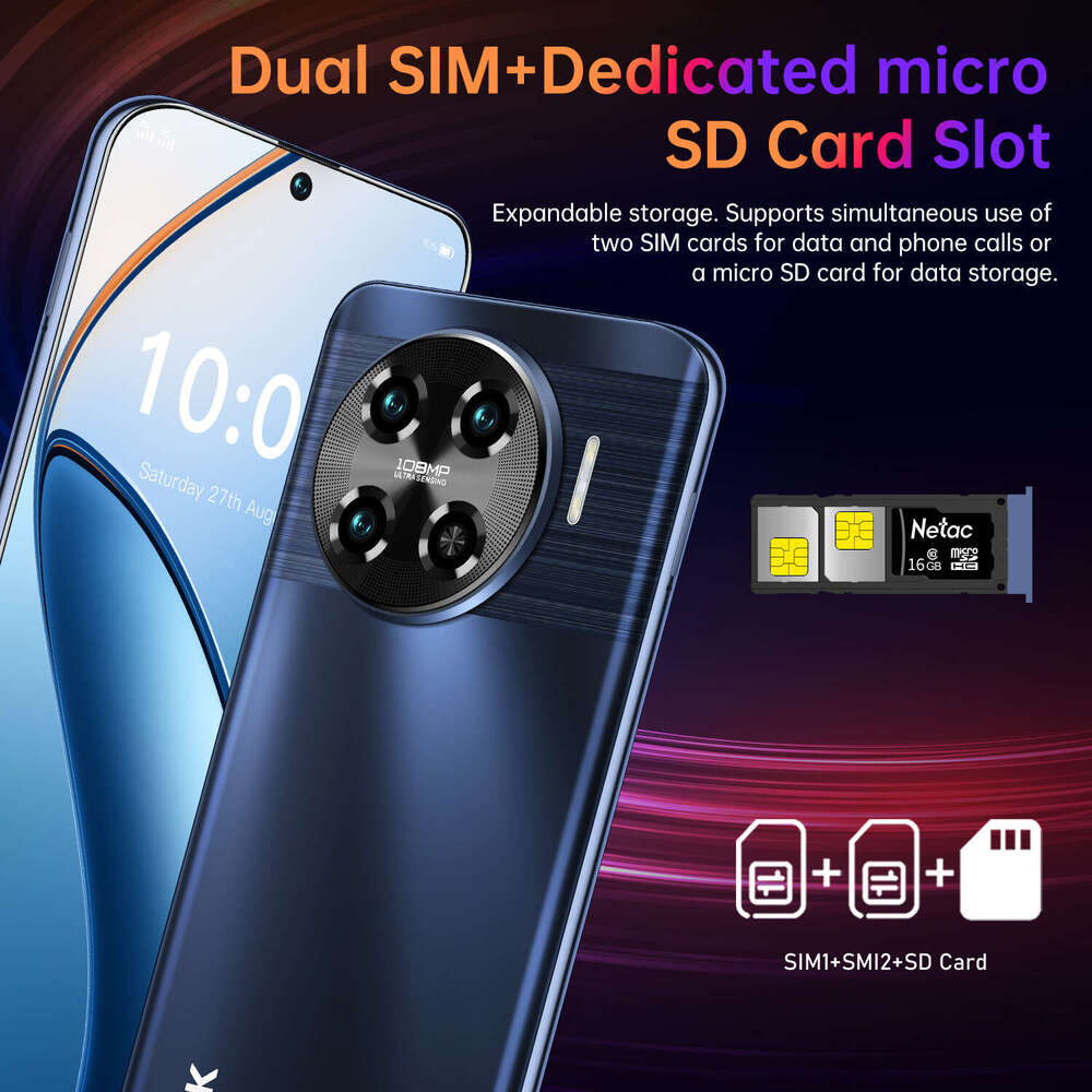 Cell Phones Professional Wholesale Mobile New Model Spark 20 Pro+ Overseas Version 16+1T Android Smart All-In-One Phone (Powerful)