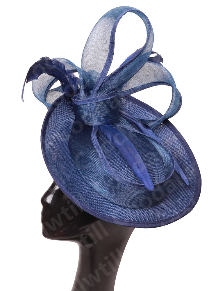 Pink Derby Fascinator Hat Women Wedding Church Hair Accessories Ladies Chic Veil Fashion Pillbox Cap Elegant Party Millinery 250627