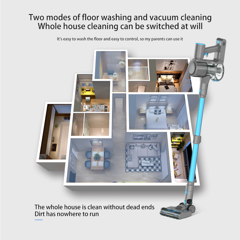 Compact Cordless Vacuum Cleaner for Efficient Home Cleaning