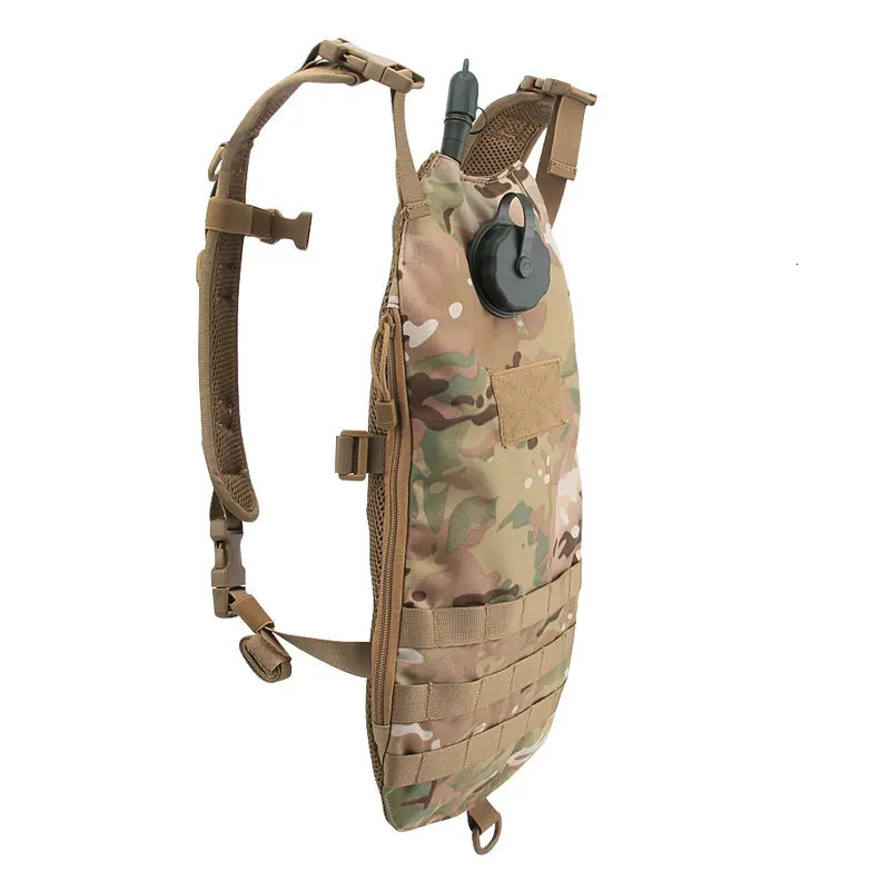 Tactical Molle Hydration Pack Backpack Water Bladder Holder Bag Military Daypack for Cycling Hiking Running Climbing Hunting 250624