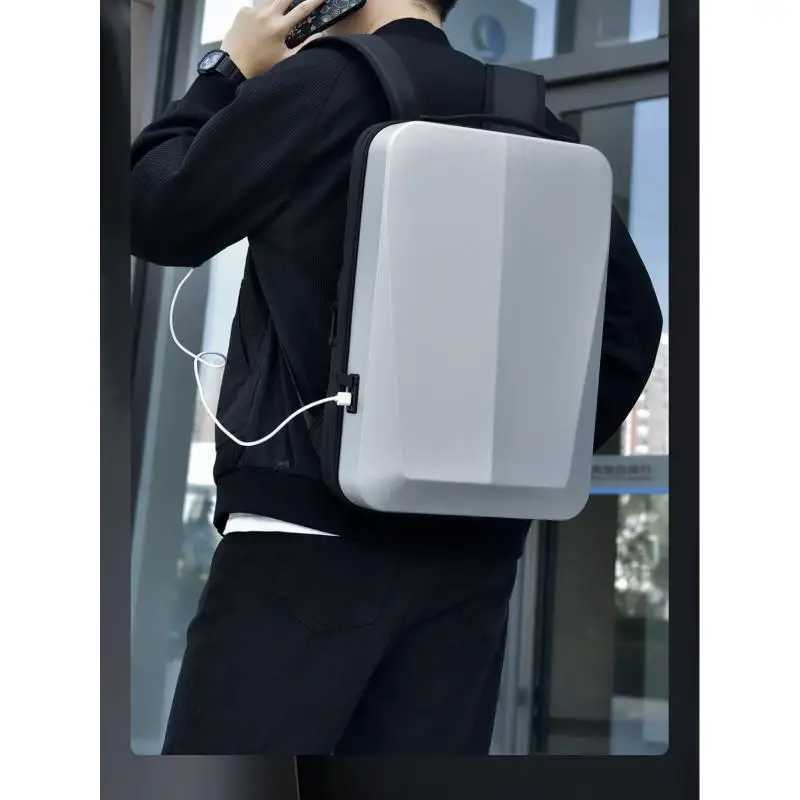 New Business Backpack Large Capacity Waterproof E-sports Laptop Bag Multi-functional Casual Travel PC Hard Shell Mens Backpack Y250630