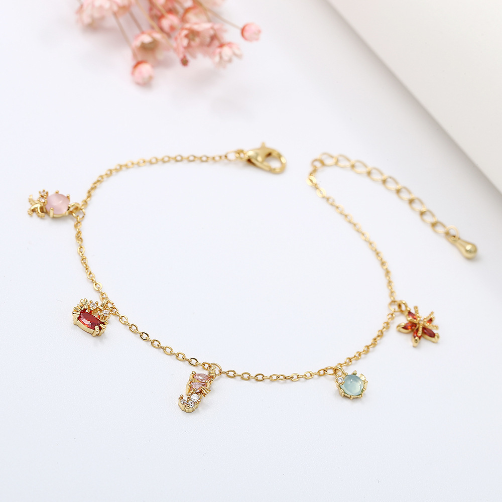 New Fashion Trend Bracelet Beach Style Ocean Small Animal Jewelry 18K Gold Ins New Womens Jewelry