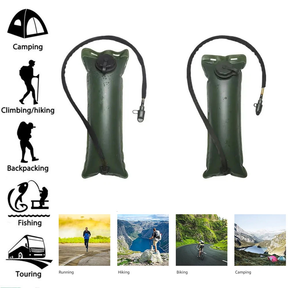 1Set Hydration Bladder Water Reservoir Outdoor Pouch Hiking Bag Running Biking Camping Backpack 250624
