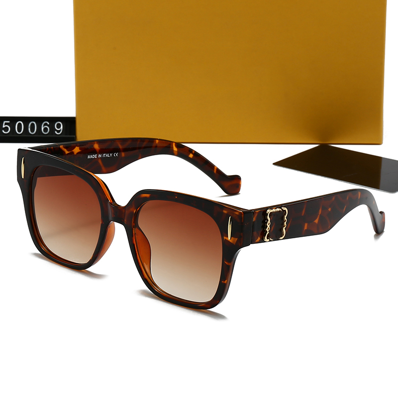 Designer women Sunglasses for Luxury Men Sunglasses Large frame fashion sunglasses 50069 Acetate Frame UV400 Protection Eyewear gift High quality with box