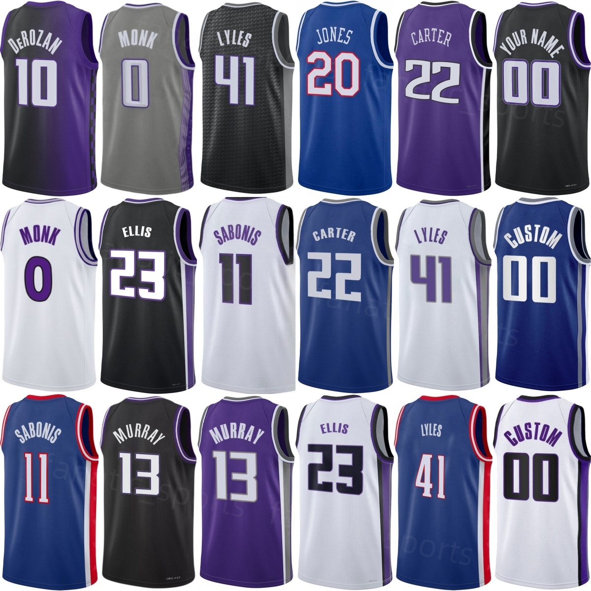 25 26 Draft Print Basketball Nique Clifford Jersey 5 Child Women Mens Doug McDermott 7 Isaac Jones 3 Markelle Fultz 20 Zach LaVine 8 DeMar DeRozan 10 Malik Monk 0 Murray