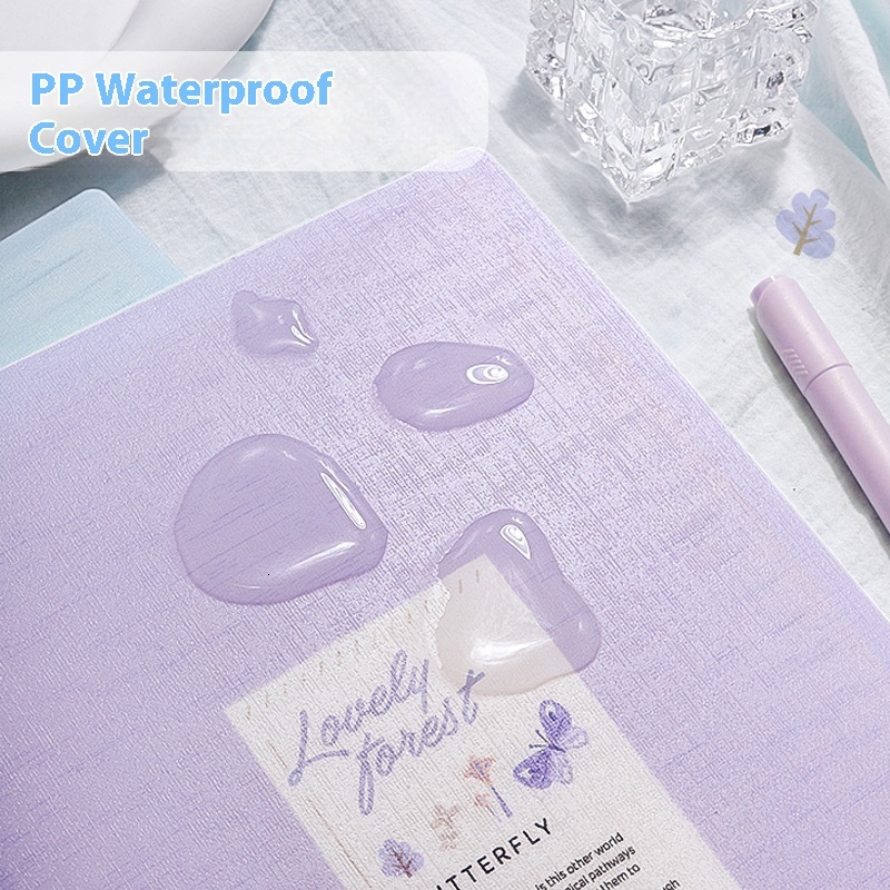Thickened Detachable Ring Binder Non-Hand-Pressing B5 Loose-Leaf Notebook for Middle and High School Students