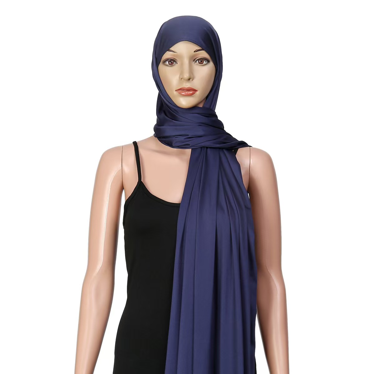 T1094 Fashion ladies new style modal milk silk smooth outer matching shawl solid color headscarf