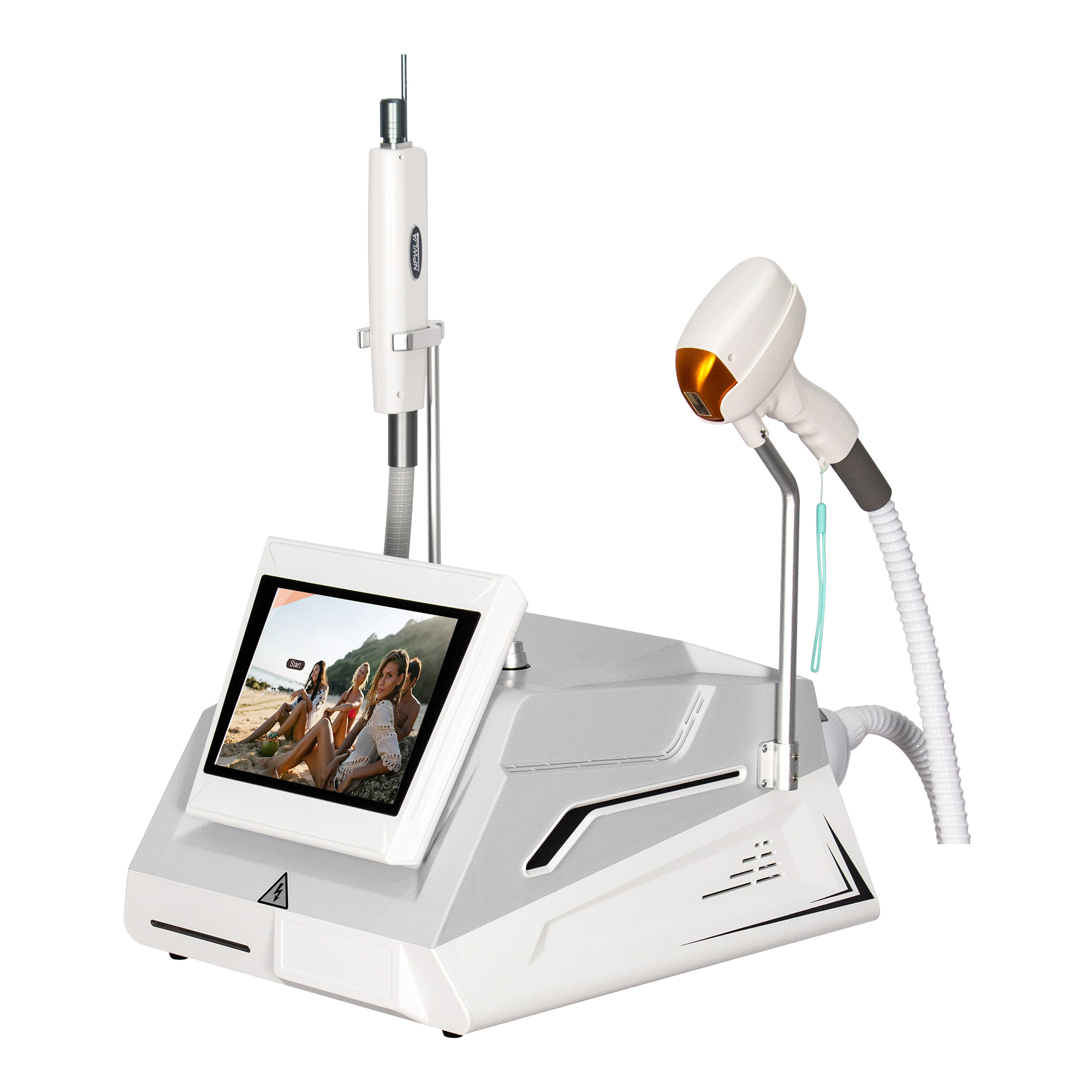 2 in 1 808NM Ice Handle Diode Laser Permanent Hair Removal Q Switched Nd Yag Portable Picosecond Tattoo Machine 2025 New