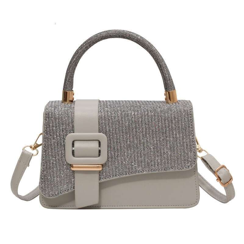 2023 New with Belt Buckle, Trendy Free shipping Niche Design Handbag, Simple Fashion Shoulder Bag, Women's Crossbody Bag