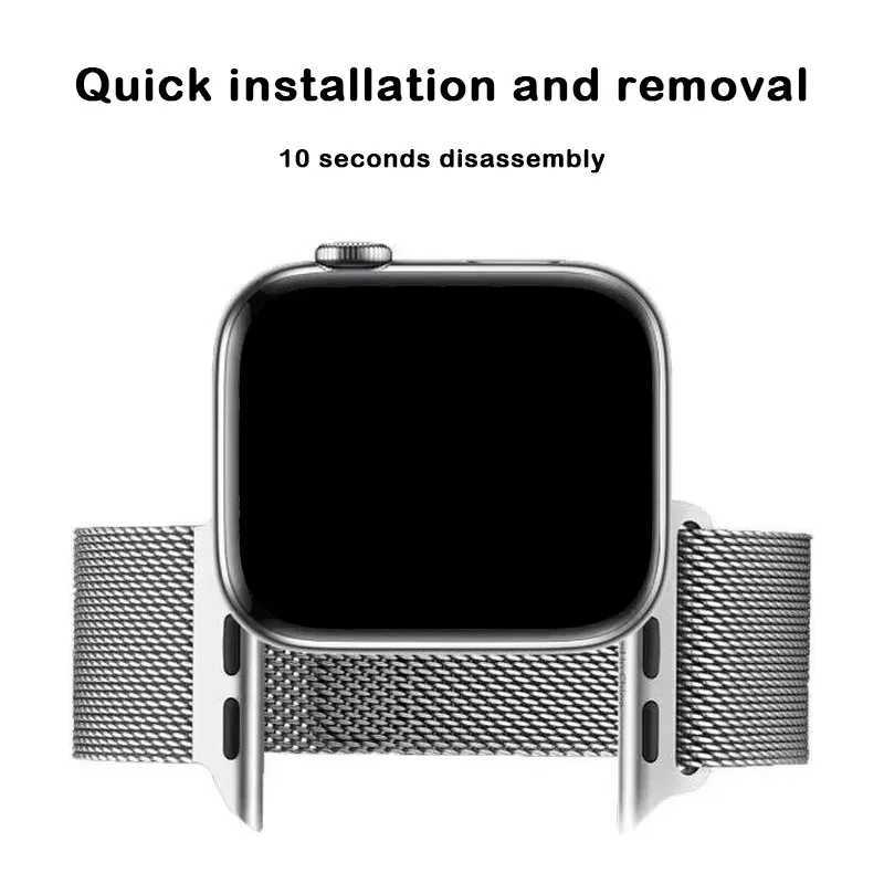 Milanese Loop for Apple Watch Straps 46mm 44mm 40mm 45mm 41mm 42mm 38mm 44mm Band Ultra 2 49mm Iwatch Series 10 9 8 7 6 SE 5 4 3 W250630