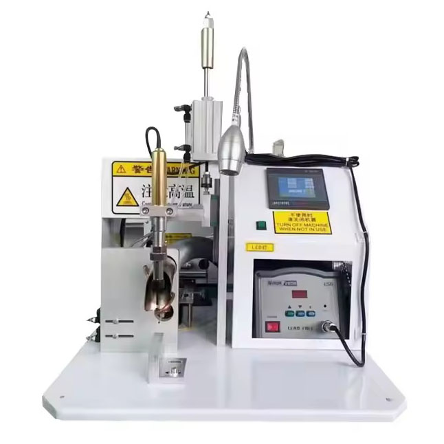 Cable Soldering hine; semi-automatic iron head USB circuit board LED light welding foot pedal type soldering wire hine