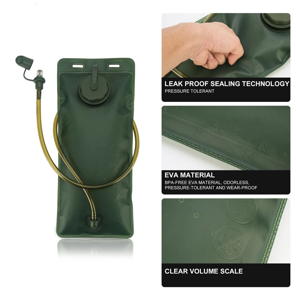 1Set Hydration Bladder Water Reservoir Outdoor Pouch Hiking Bag Running Biking Camping Backpack 250624