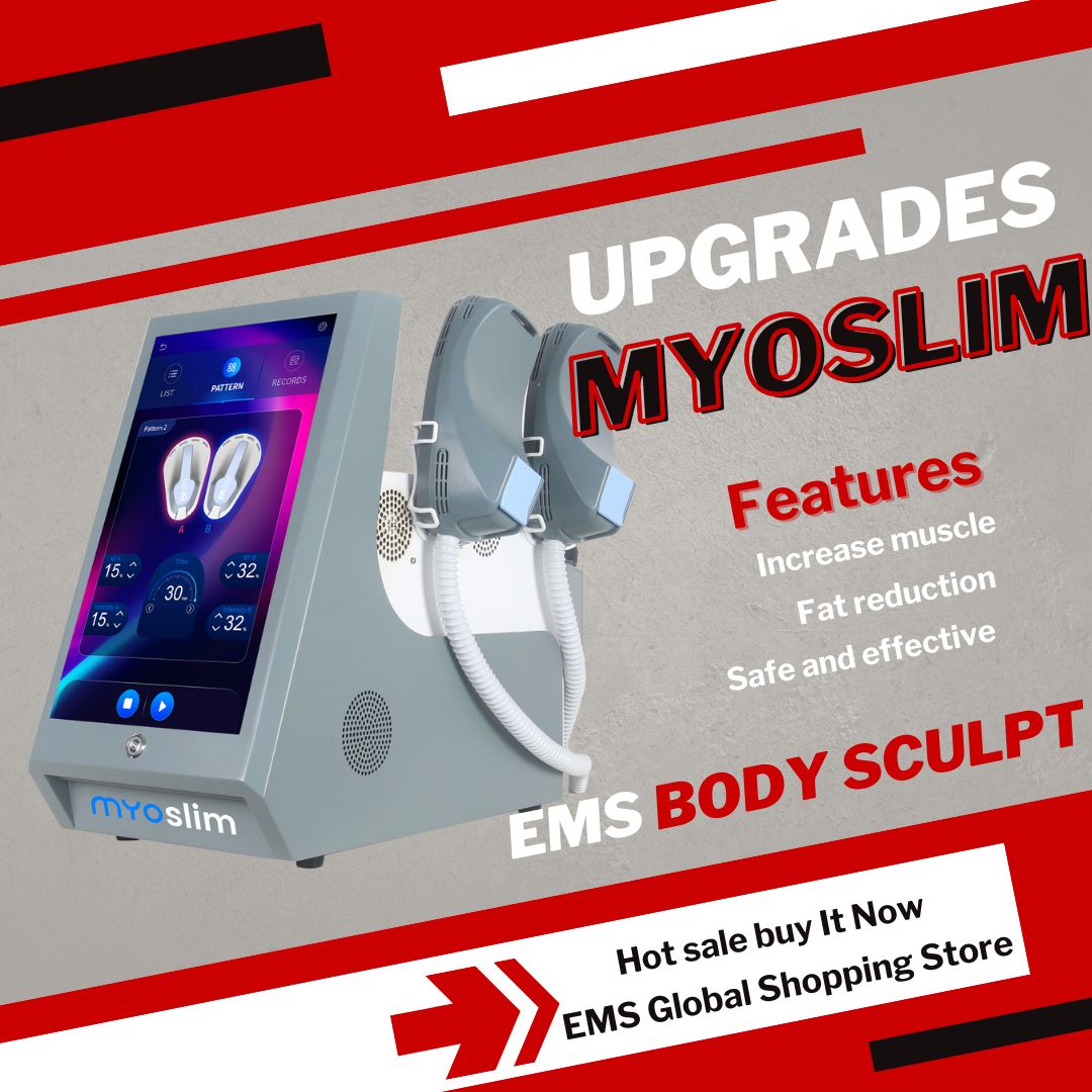 Myoslim NEO 6500W RF Machine Hi-EMT Body Sculpting Fat Burning EMS Body Slimming Muscle Sculpt Stimulation Equipment Beauty Salon Use