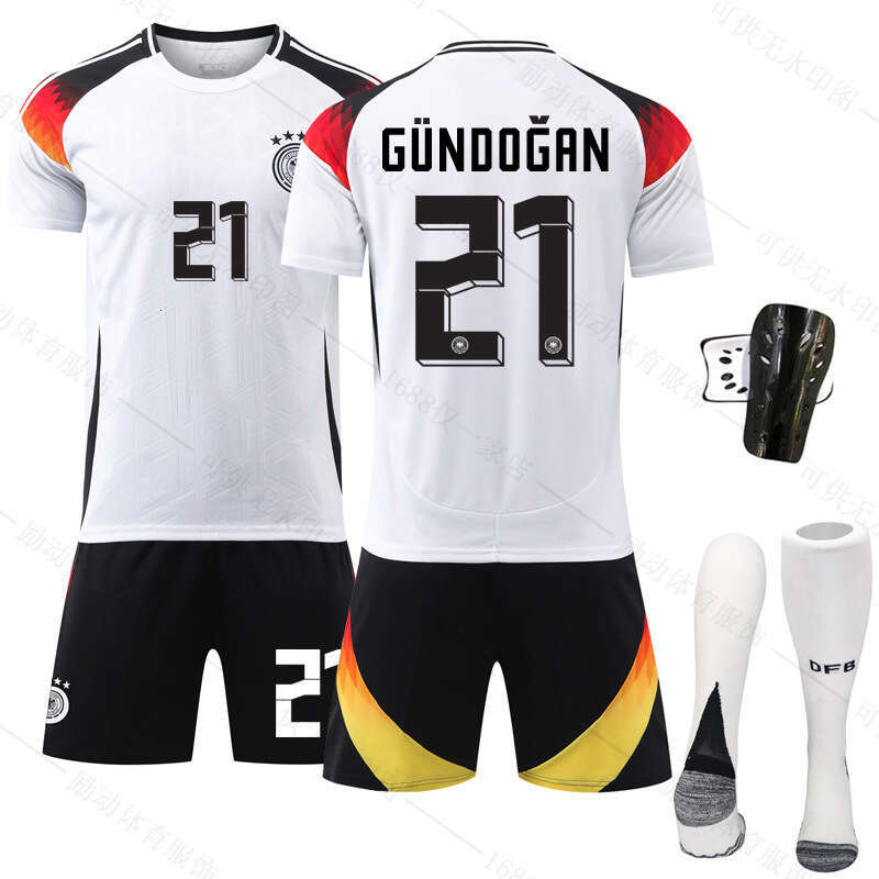 2024 Germany Home Black Pants Soccer 13 Muller 8 Kroos No. 6 Kimmich National Team Uniform