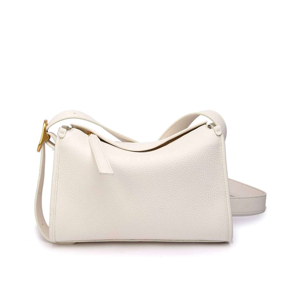 Genuine Leather Fashion Wide Strap Women's Shoulder Crossbody High Quality Casual Ladies Square Bag Female