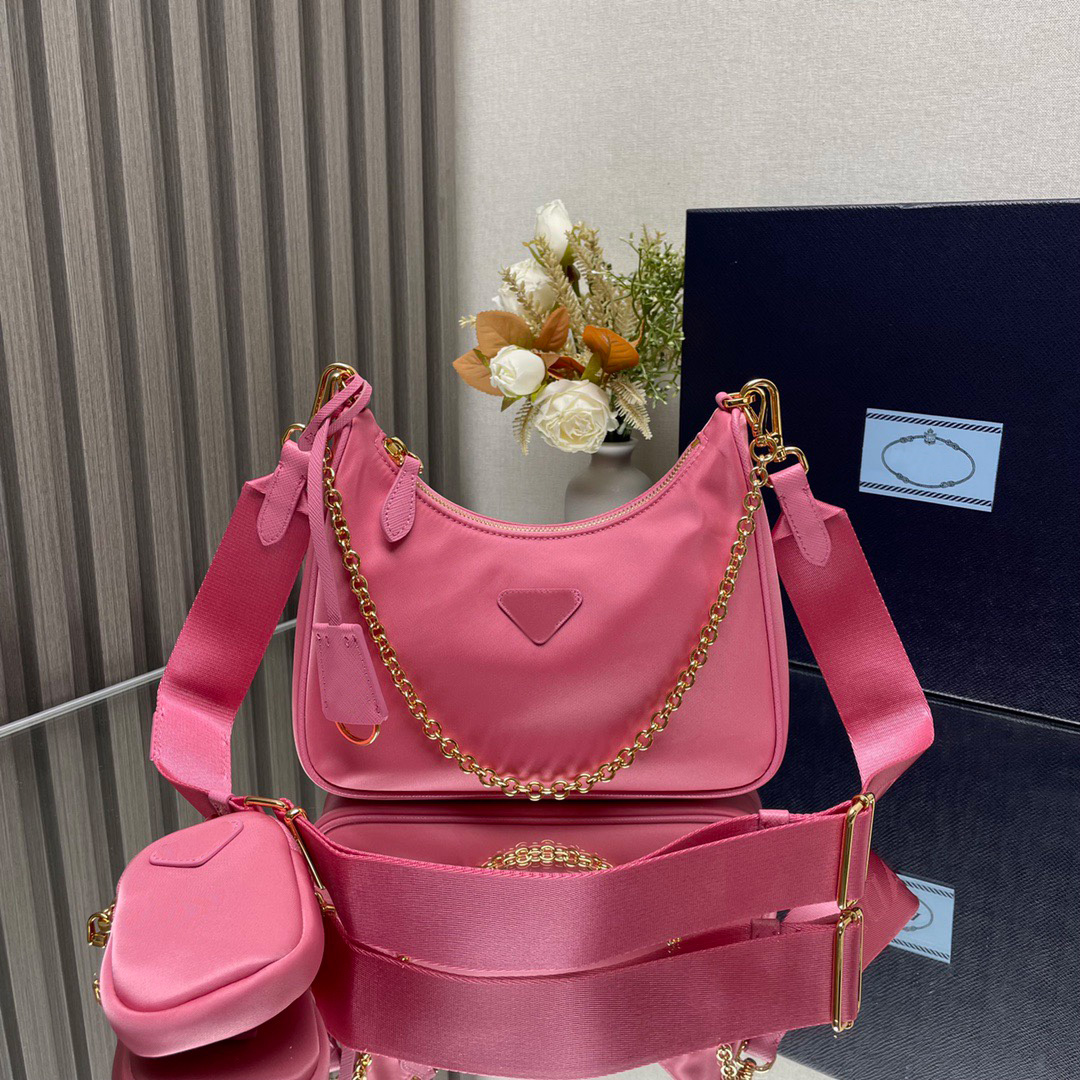 Nylon Crossbody Bag For Women Fashion Portable Casual Underarm Bag 10a mirror Students Cross Body Bag zhanyishengli