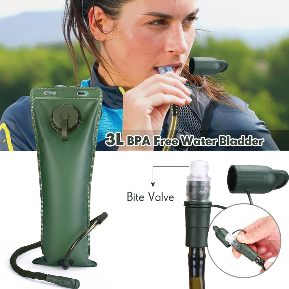 1Set Hydration Bladder Water Reservoir Outdoor Pouch Hiking Bag Running Biking Camping Backpack 250624